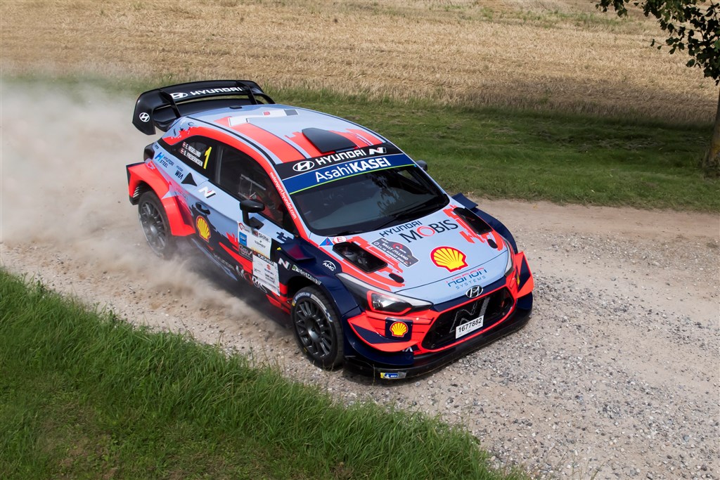 Esben Hegelund deltager i Rally Kjellerup med sin VM-bil.
(Foto: Jokum Tord Larsen)
